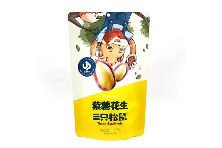 三只松鼠紫薯花生 205G